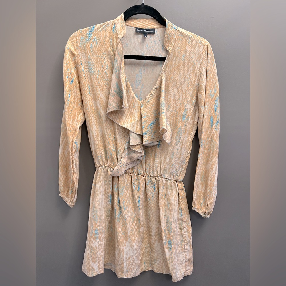 XS Karina Grimaldi silk dress